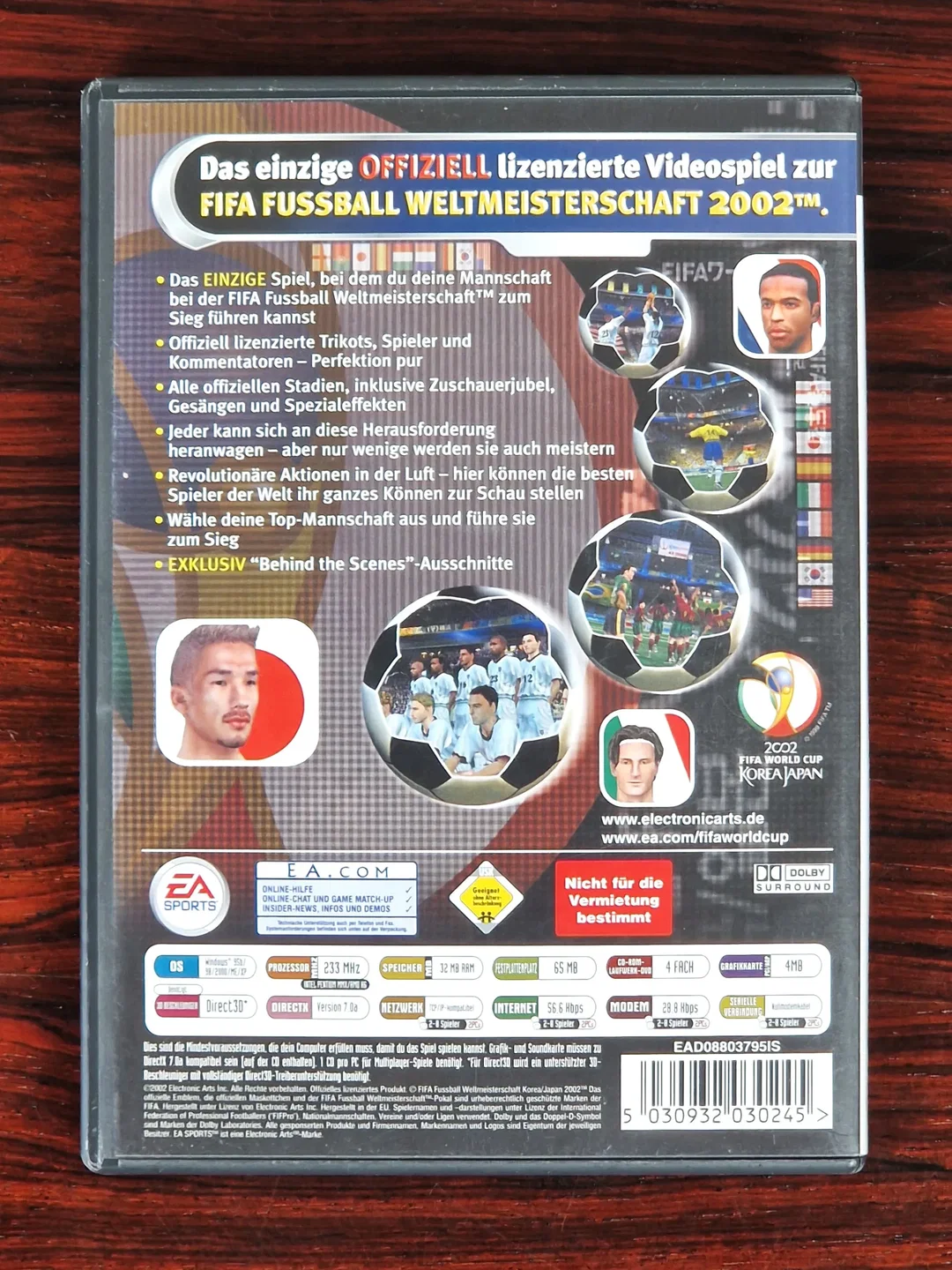 FIFA Fussball Weltmeisterschaft 2002 - Fussball PC-Spiel - CD-ROM – Bild 2