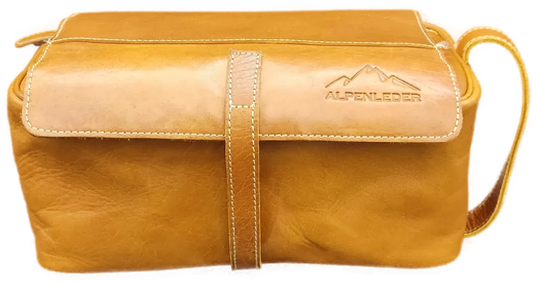 Alpeneleder Kulturtasche ROLL UP  - Bild 4