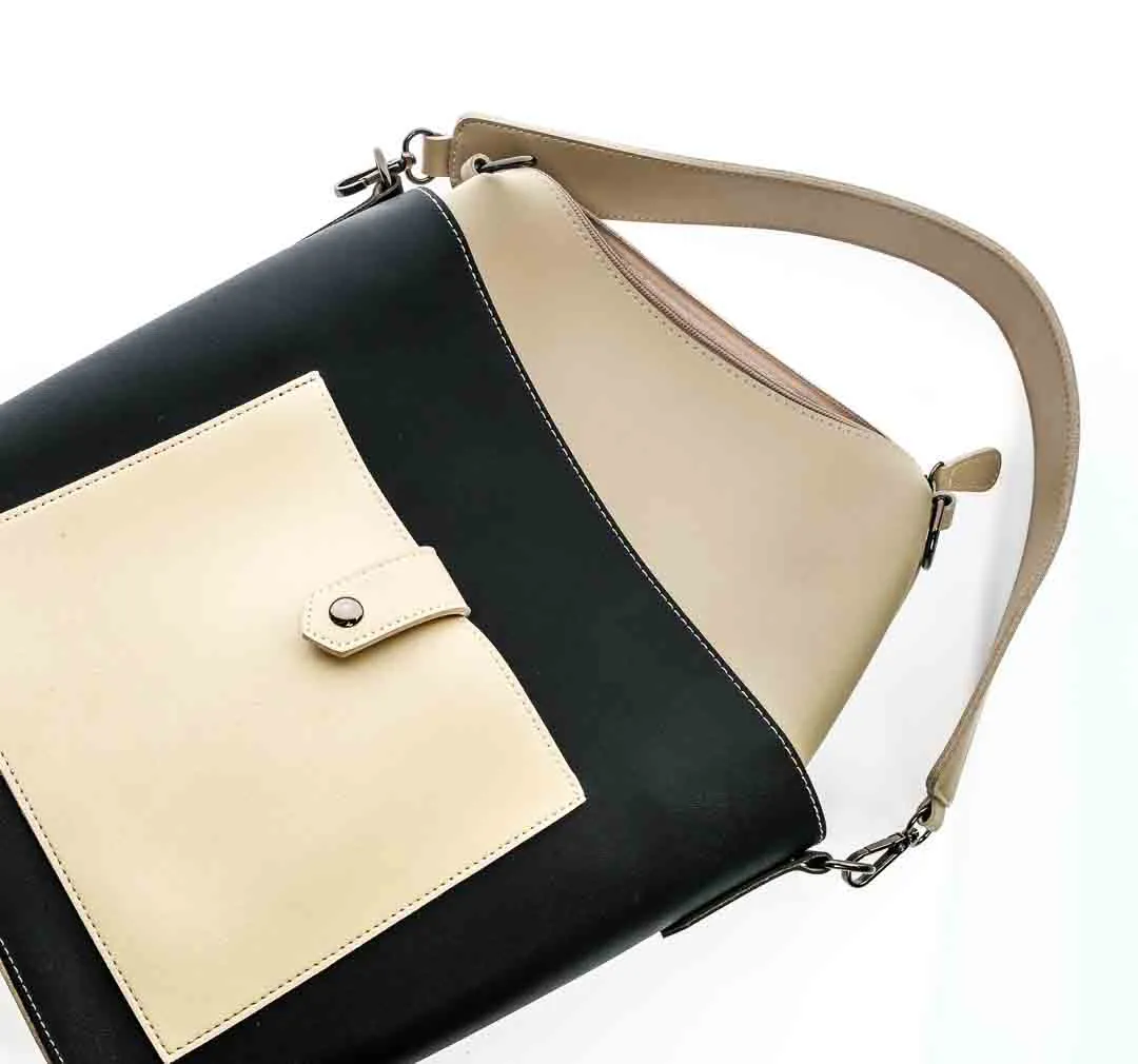 Okpta Damen Handtasche mit herausnehmbarer Innentasche – Bild 4