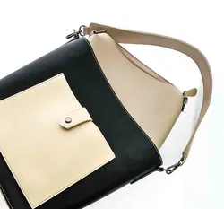 Okpta Damen Handtasche mit herausnehmbarer Innentasche - Bild 4