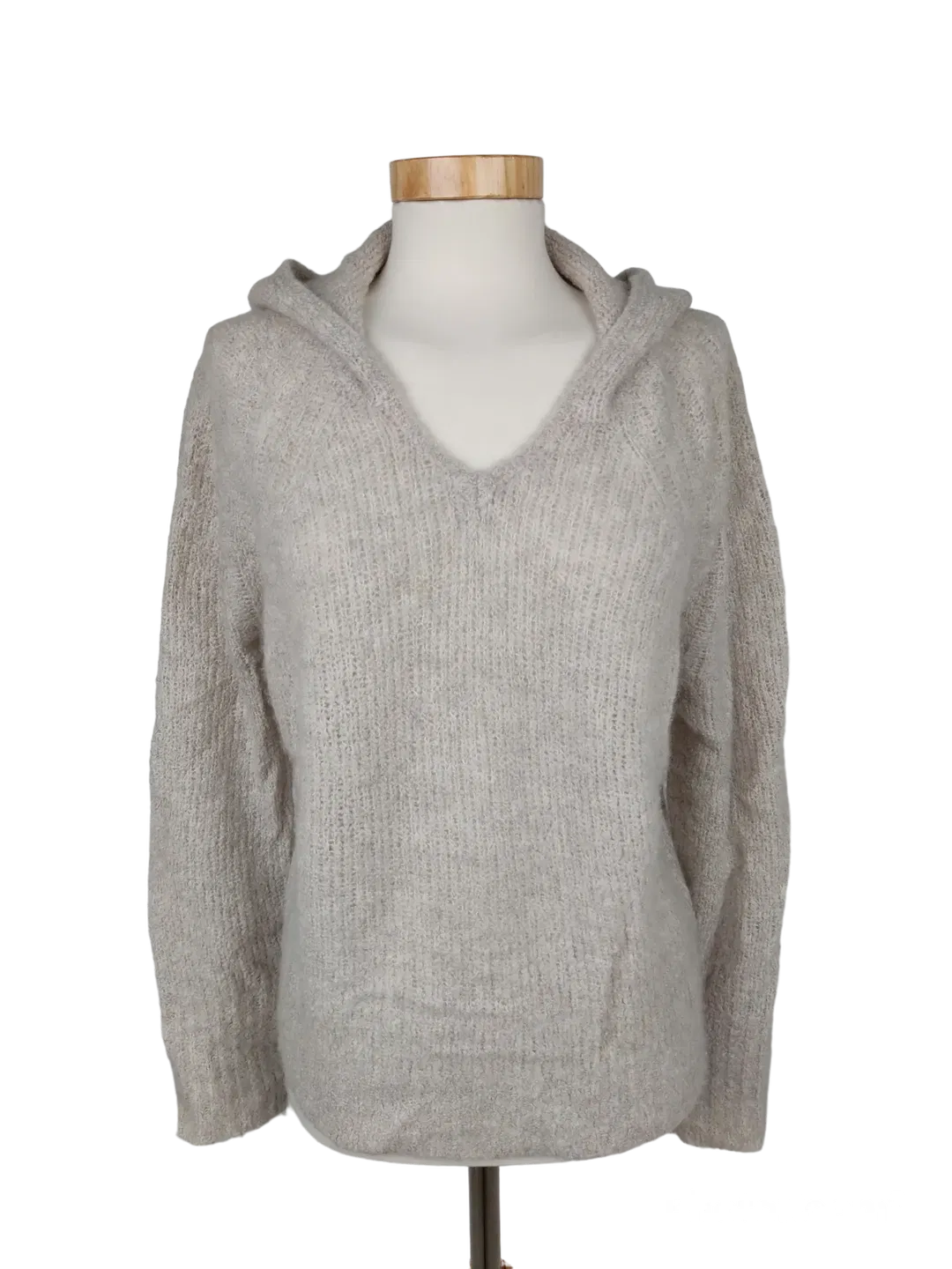James Perse Damen Kapuzenpullover beige - Gr. S - Bild 1