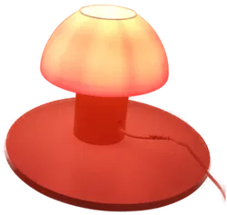 Miio Cogumelo Glaslampe in Rosa und gelb - Bild 4