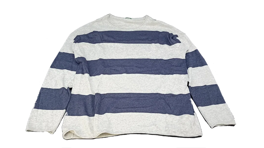 United Colors of Benetton Kinderpullover blau/grau Gr. XL/EG  – Bild 1