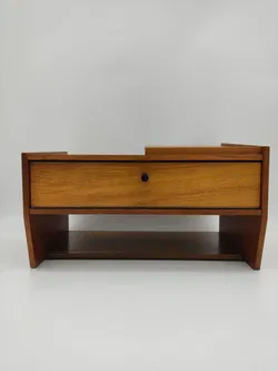 Kleines Mid-Century Wandboard, Teak - Bild 1
