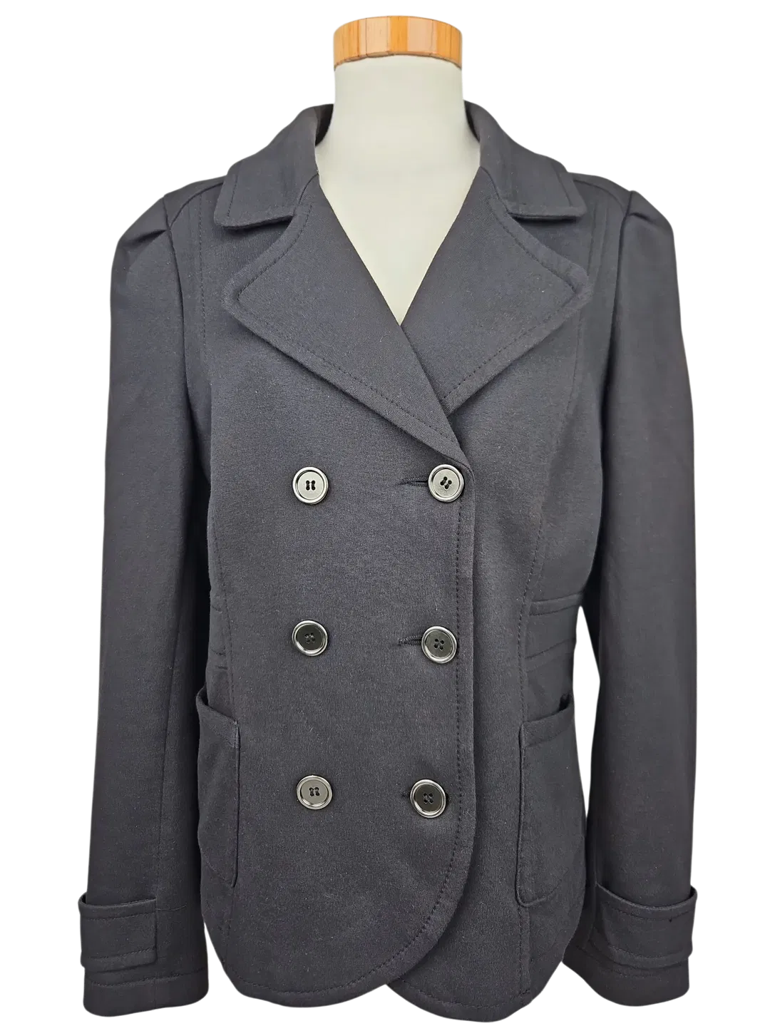 H&M Damen Blazer, schwarz - Gr. XL  - Bild 4