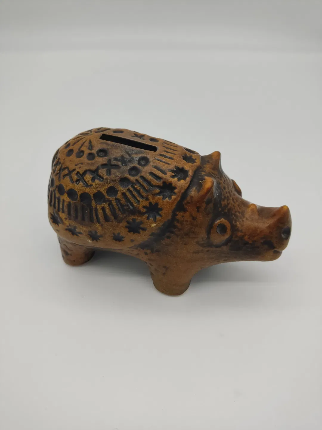 Nashorn Spardose, 1960er - Bild 3