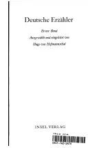 Deutsche Erzähler - Erster Band Ausgewählt und eingeleitet von Hugo von Hofmannsthal - Bild 1