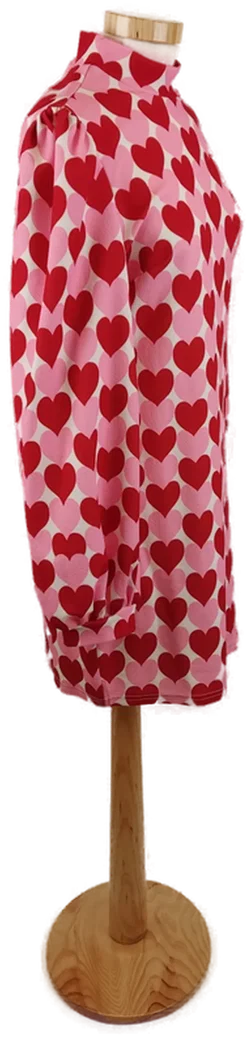 Damen Tunika Kleid, Langarm mit Herzen, Gr. L - Bild 2