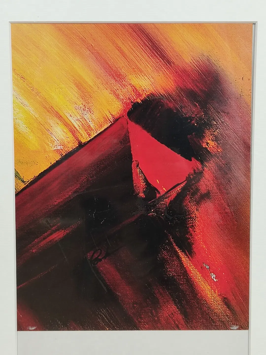 Abstraktes Akrylbild von Annemarie Marte-Moosbrugger | Druck - Bild 1