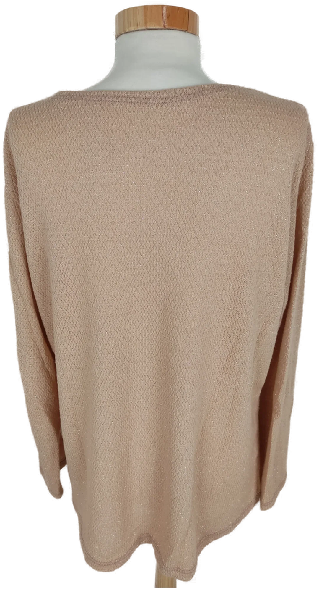 Pullover, langarm mit Rundhalsausschnitt, gestrickt, Größe M (geschätzt) – Bild 4