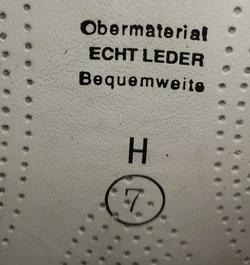 Ornig Damenschuhe aus Leder mit kleinem Absatz schwarz - Gr. UK 7, EUR 40 - Bild 7