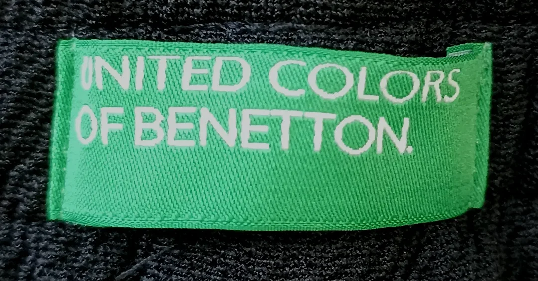 United Colors of Benetton Damen Jogginghose beige gemustert Gr. XS/ECH – Bild 3