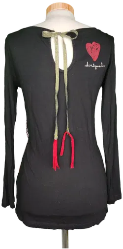 Desigual Damen Shirt schwarz bedruckt - S/36 - Bild 2