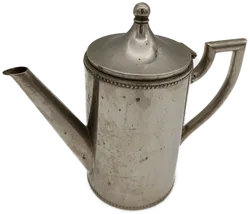 alte Tee und Milch-Kanne Metall - Bild 2