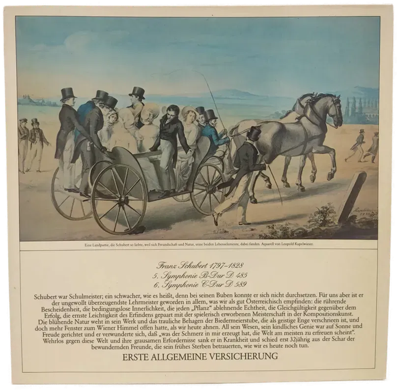 Vinyl LP - Franz Schubert - 5. Symphonie B-Dur D 485 / 6. Symphonie C-Dur D 589 - Bild 1