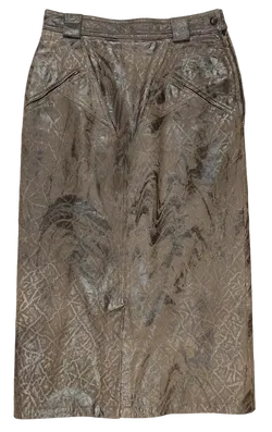 Lutz Teutloff collection Damen Lederrock, braun - Gr. 38 - Bild 2