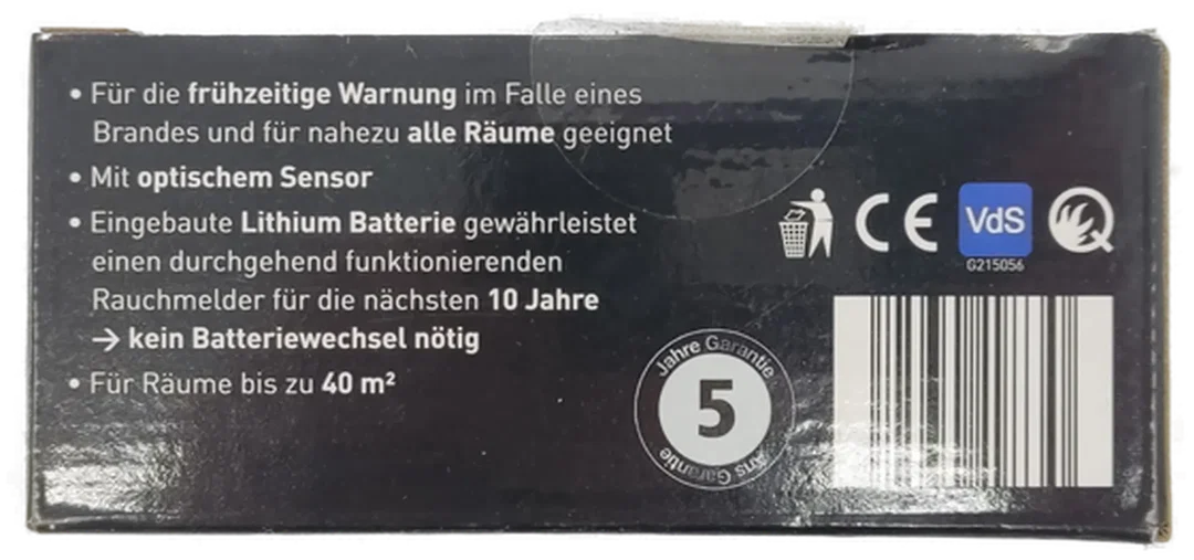 Rauchwarnmelder / Rauchmelder inkl. Batterie – Bild 5