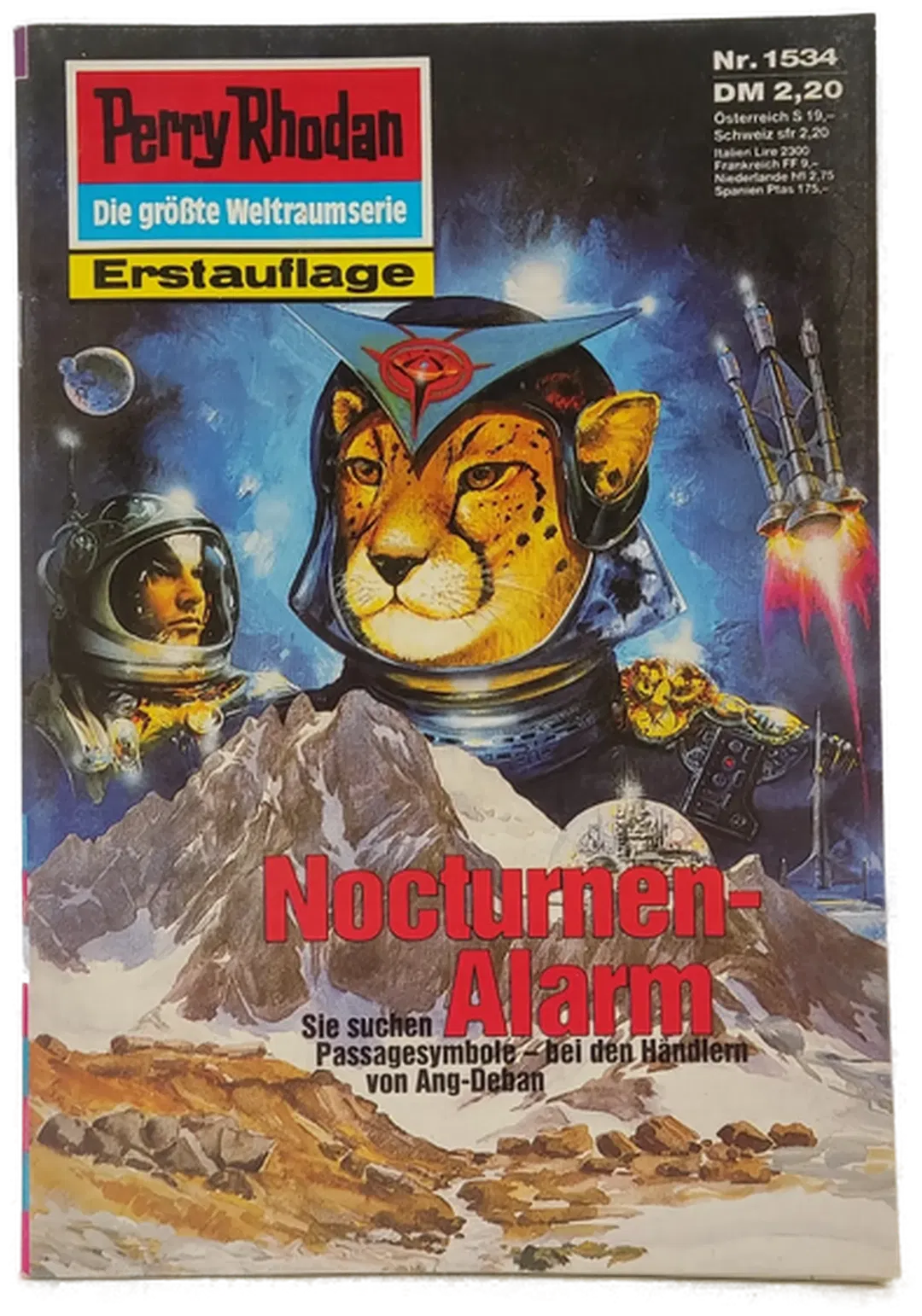 Romanheft Perry Rhodan Nocturnen-Alarm Erstauflage Nr. 1534 - Bild 1