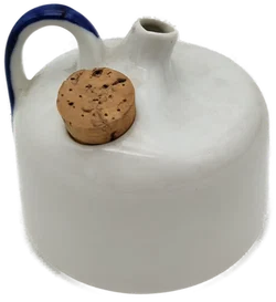 Keramik Öllampe mit Griff - vintage - Bild 2