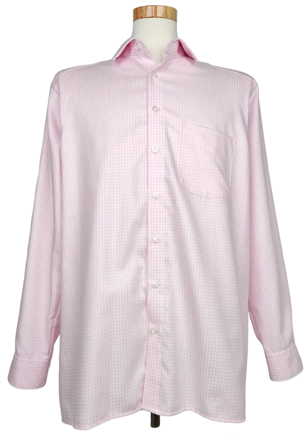 Olymp Herren Hemd, rosa - Gr. 42  - Bild 4