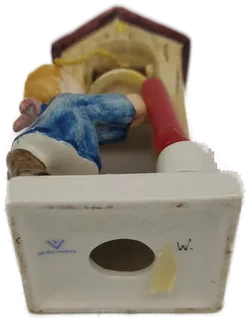  Göbel Engel mit Glockenturm Weihnachts Porzellanfigur - Bild 3