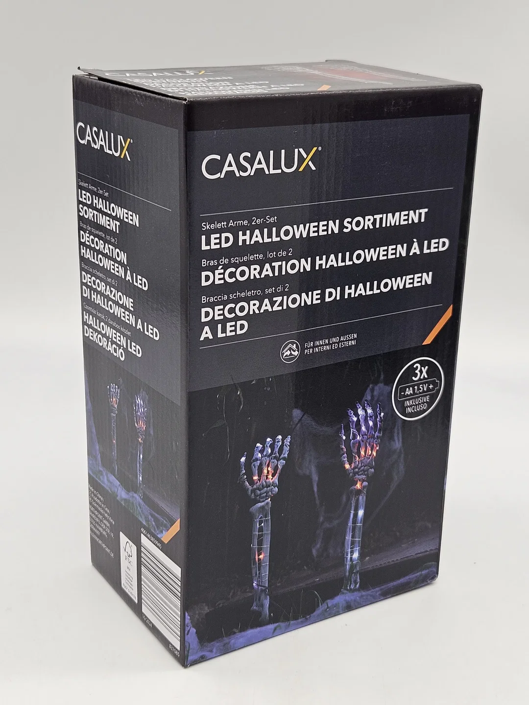 LED-Deko für Halloween " Skelettarme" – Bild 1