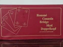 Romme, Canasta, Bridge, Skat, Doppelkopf und weitere Kartenspielen - Gesellschaftsspiel - Bild 2