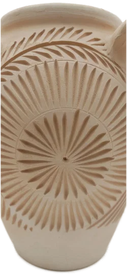 Terrakotta Vase unlasiert Creme | Wie Neu - Bild 7
