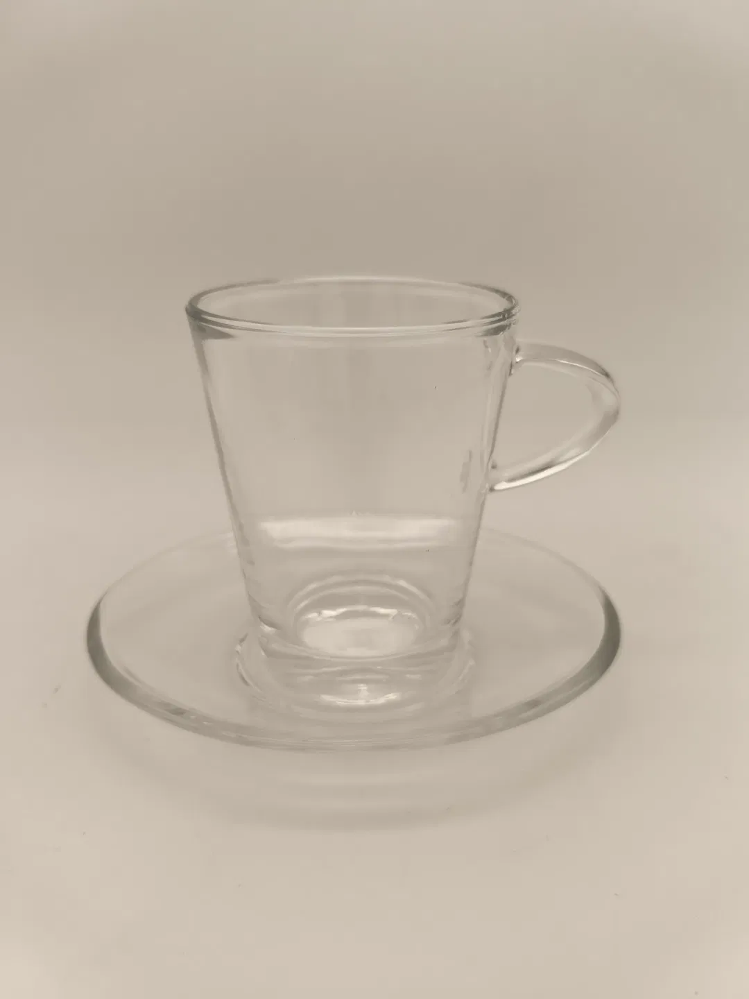 6 Stk. Kaffeeglas, Teeglas, Punschglas, mit Untersetzer, Weihnachten, Adventfeier - Bild 1