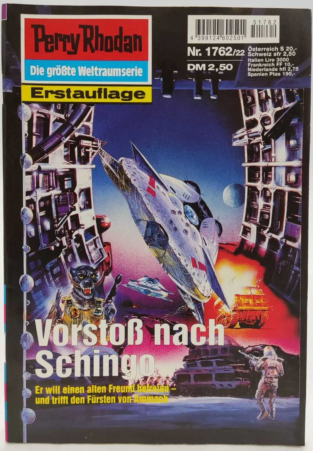 Romanheft Perry Rhodan Vorstoß nach Schingo Erstauflage Nr.1762 - Bild 2