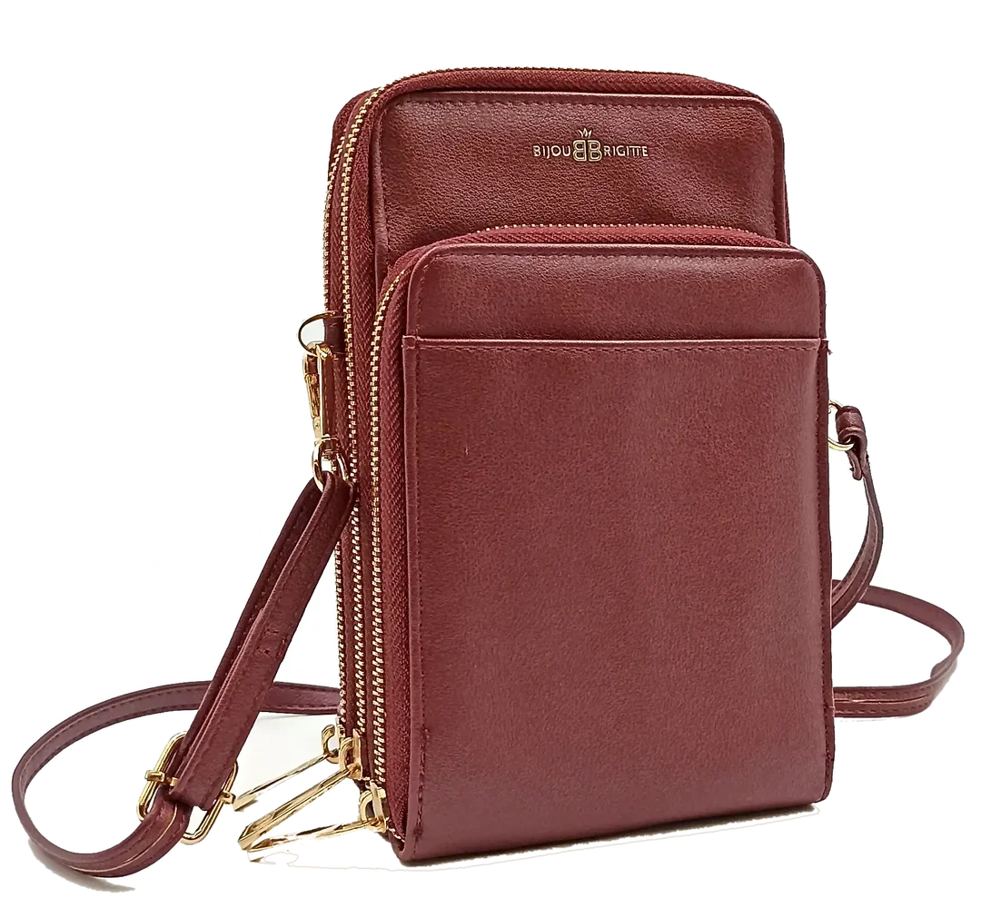 Bijou Brigitte Handy Umhängetasche bordeaux – Bild 1