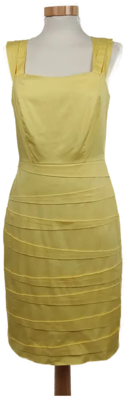 Comma Damen Kleid Gelb Gr. 34 - Bild 1