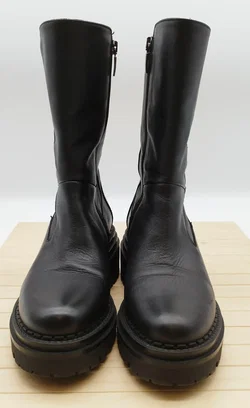 Stiefeletten Laura Bellariva Schwarz Leder Gr.36 | Herbst-Begleiter - Bild 4