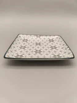 Dekoschale, graue Sterne - Bild 1