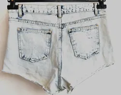 Denim Co. Damenshort, bleach-dyed blue - Gr. 38 - Bild 2