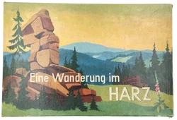 DDR Brettspiel "Eine Wanderung im Harz" um 1963 – Vorschau 4