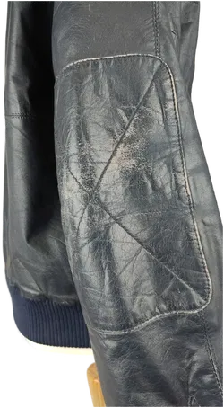 Bunzl-Wien Herren Lederjacke dunkelblau - Gr. 52/XL - Bild 5