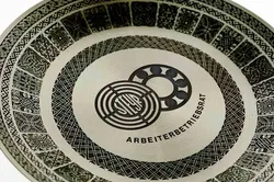 Steyr Zierteller Ø 19,5 cm – Arbeiterbetriebsrat Motiv - Bild 2