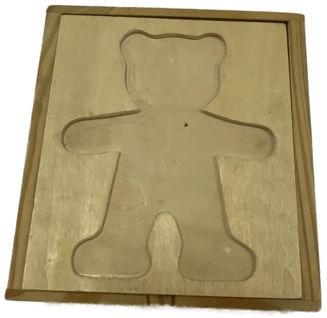 Ankleide Puzzle Bär aus Holz - ab 3 Jahren - Bild 1