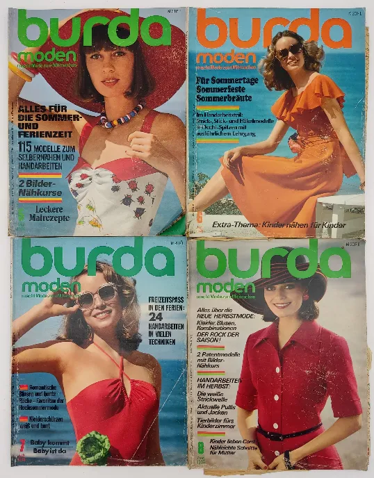 Burda Modezeitschrift 12 Hefte 1974 – Bild 2