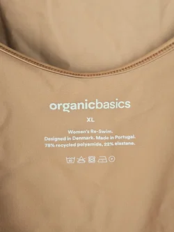 Organic Basics Damen Badeanzug, ocker - Gr. XL - Bild 4