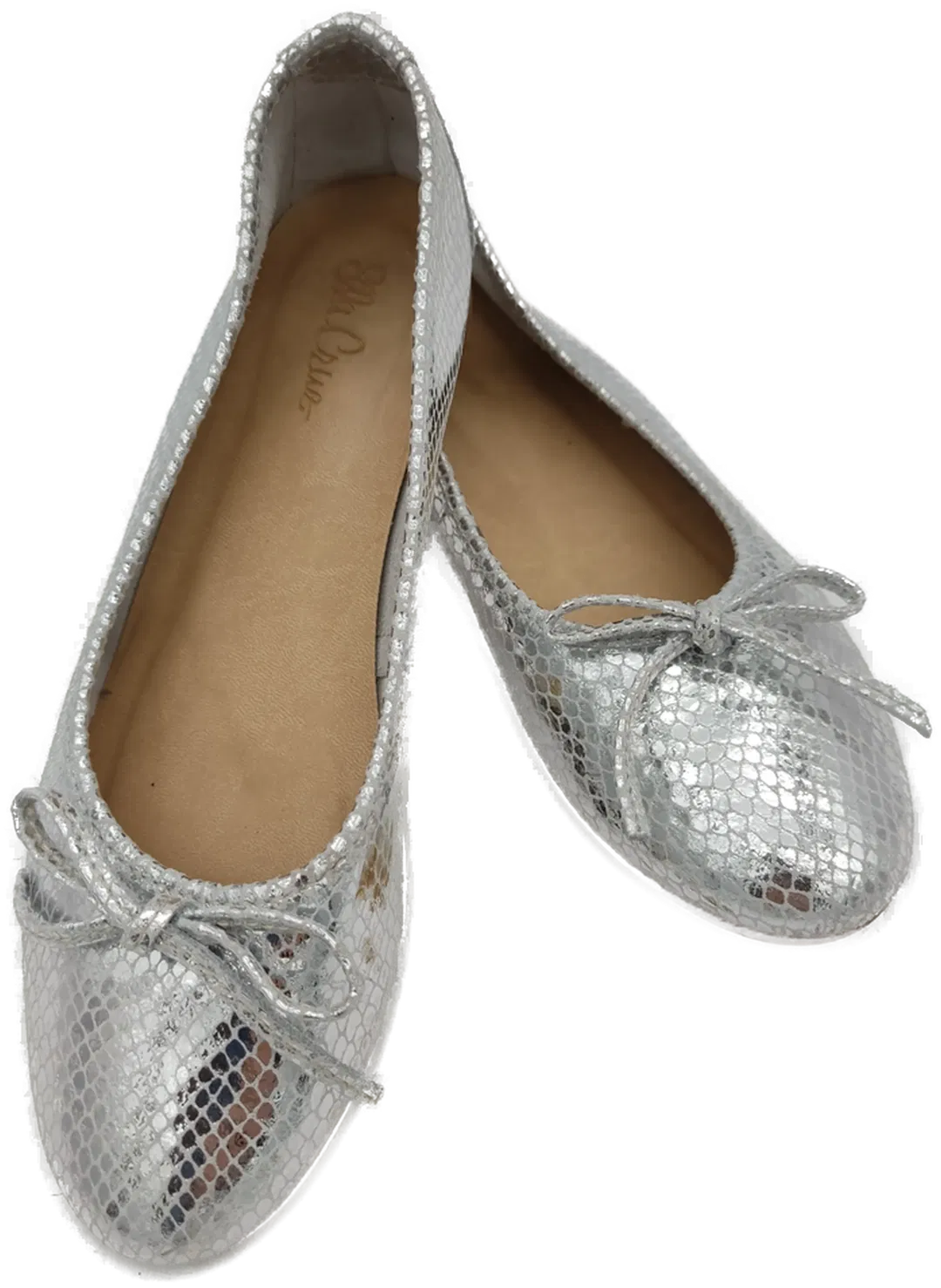 Ella Cruz, Dameballerinas, slber, Größe: 38 - Bild 1