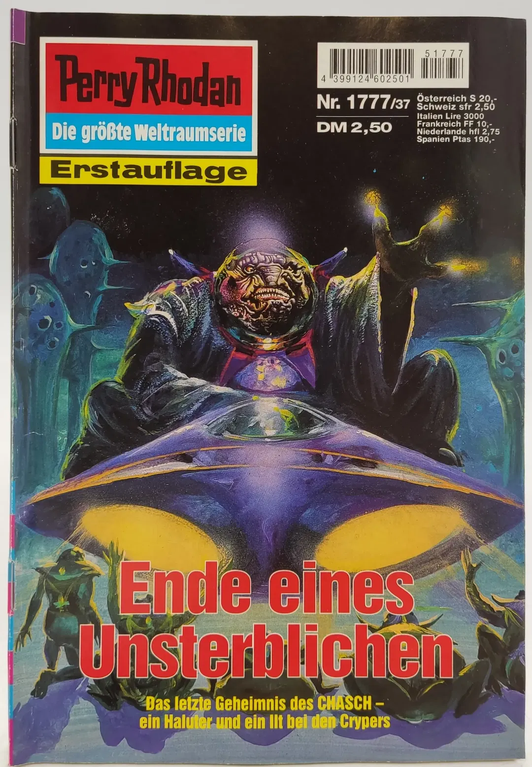 Romanheft Perry Rhodan Ende eines Unsterblichen Erstauflage Nr.1777 - Bild 2