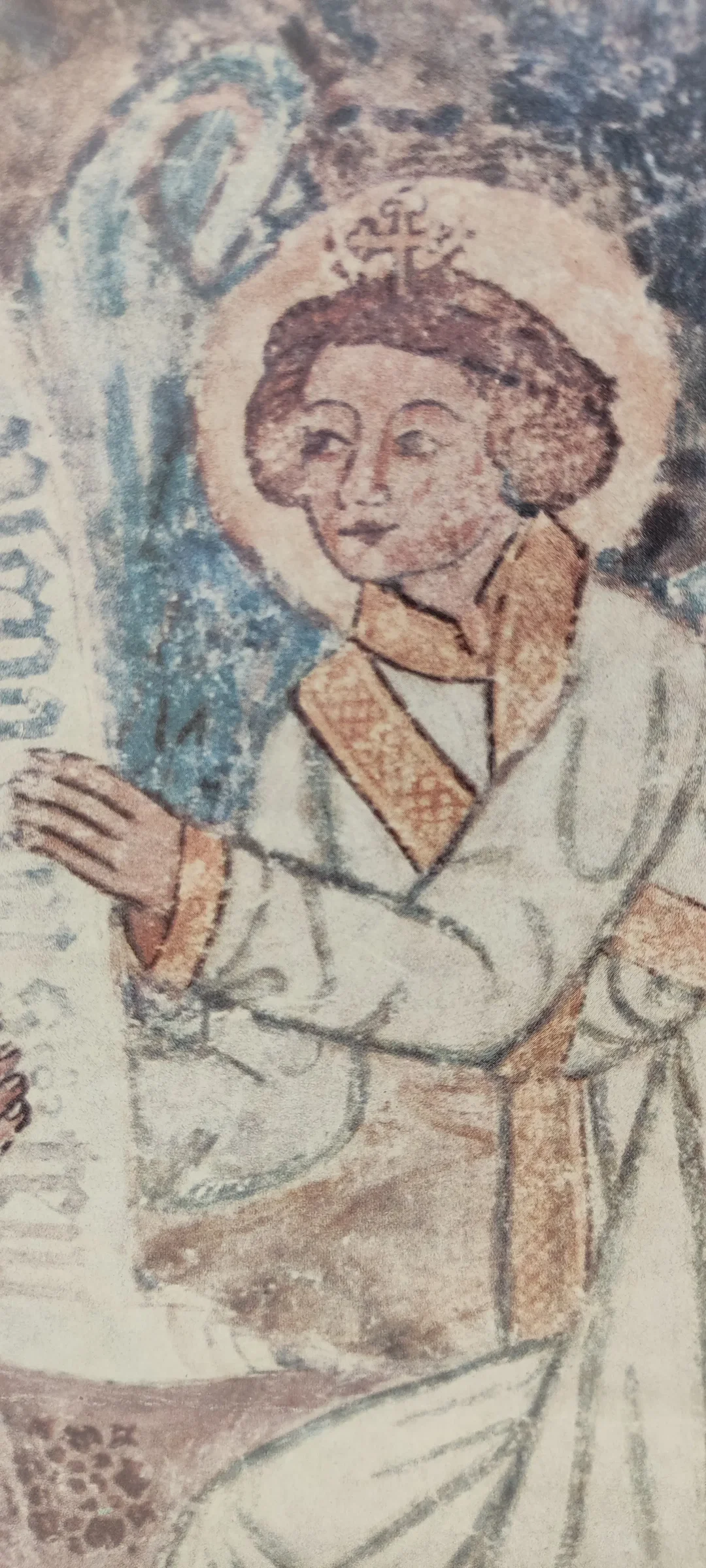 Wandbild Gabriel Erzengel | St. Jakobus-Fresko In Urschalling – Bild 3