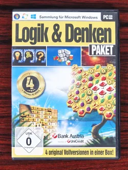 Logik & Denken Paket - 4 Original Vollversionen - PC-Spiel - CD-ROM - Bild 1