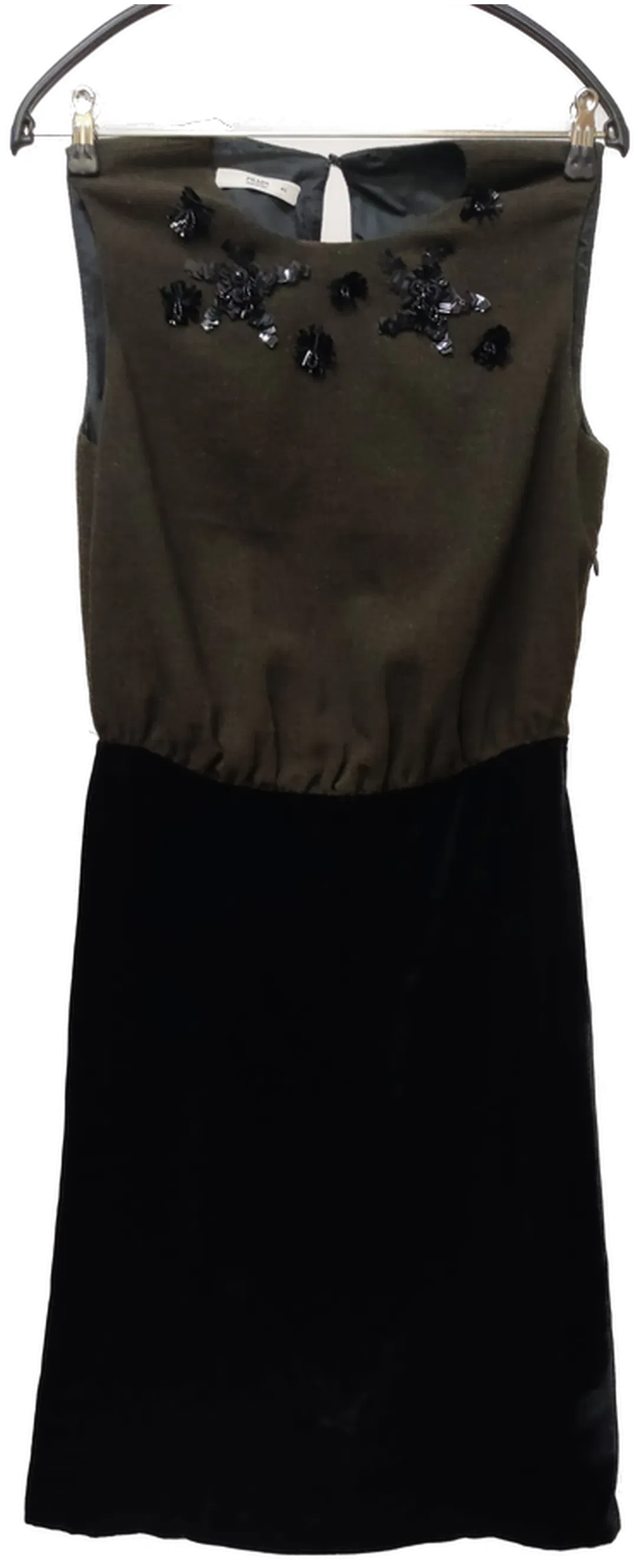 Prada Kleid mit Samtrock & Pailetten in Größe 42 - Bild 1