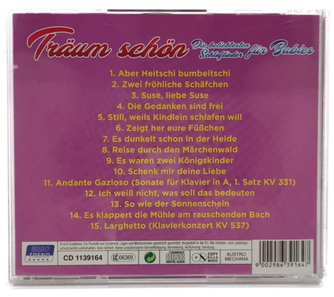 CD "Träum schön - Schlaflieder für Babies Folge 2"  – Bild 3