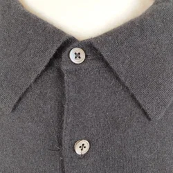 Hemisphere Pullover im Polo-Stil - Gr. 54 / 100% Kaschmir – Vorschau 4