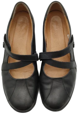 Ballerinas Hartjes Schwarz Leder Gr. 37,5 | Zeitloser Komfort - Bild 2
