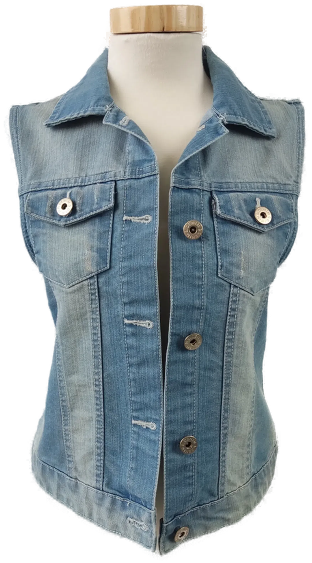 Girls United Kinder Gillet blau - 158/164 - Bild 1